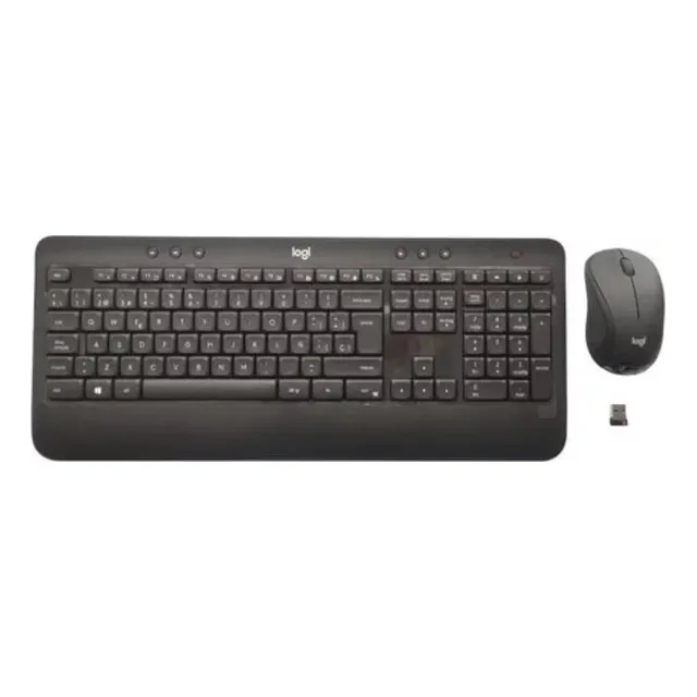 Teclado Y Mouse Inalambrico Logitech Mk540 Tv Smart Teclado Negro