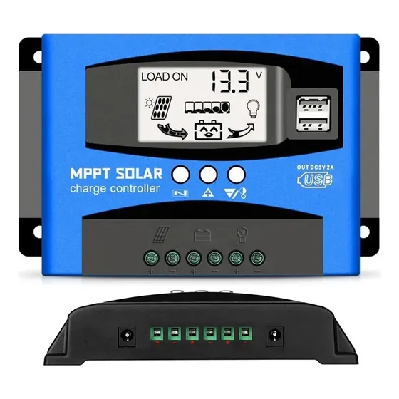 Regulador De Carga Solar Mppt 30a-100a 12v/24v, Controlador