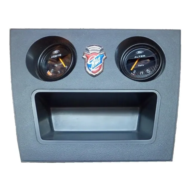 Frente Consola Tablero Con Relojes Auxiliares Ford Taunus