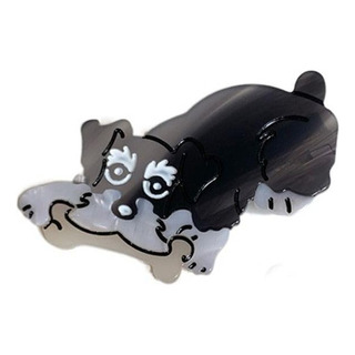 Pinza Para El Pelo De Animal De Dibujos Animados Negra Pinza Para El Pelo De Animal De Dibujos Animados Negra