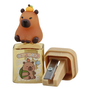 Sacapuntas Escolar 1orificio Depósito Capibara Carpincho X1u C/naranja Sacapuntas Escolar 1orificio Depósito Capibara Carpincho X1u C/naranja