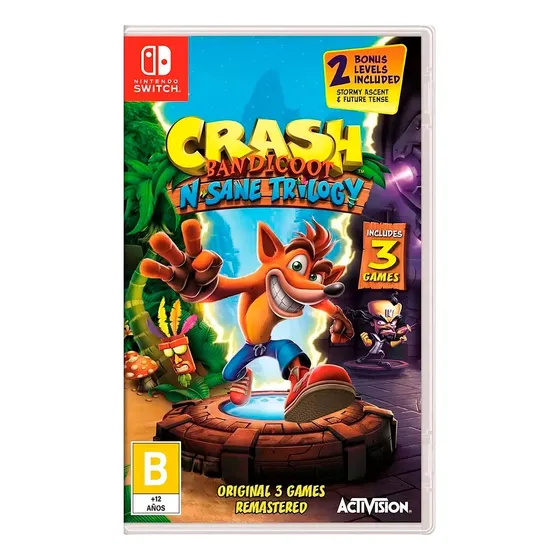 Crash Bandicoot: N. Sane Trilogy Standard Edition Switch (Físico)