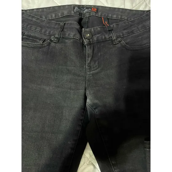 Jeans Guess Dama Original Negro. T=28. Usado.
