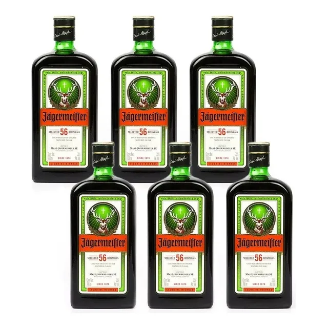 Licor Jagermeister De Hierbas 700ml Pack 6 Botellas