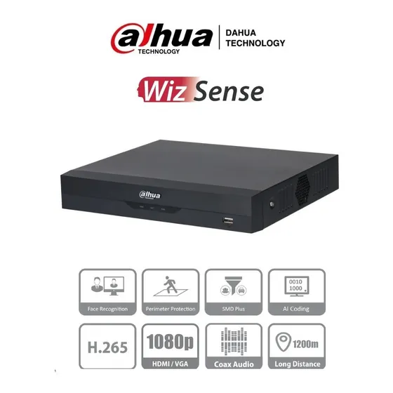 Xvr Dahua Wizsense 4 Canales 5mpx 110V