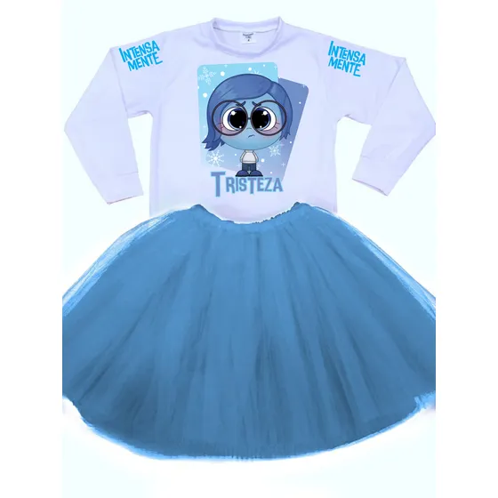Tutu Disfraz Intensamente 2 Camiseta O Remera Talle 6-8-10