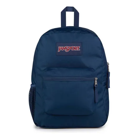 Mochila Escolar Urbana Unisex Jansport Transport Pack Color Navy Diseño De La Tela Liso