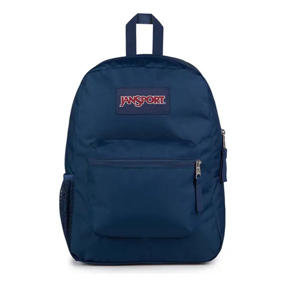 Mochila Escolar Urbana Unisex Jansport Transport Pack Color Navy Diseño De La Tela Liso