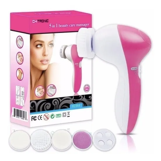 Limpiador Masajedor  Facial Mini Spa Electrico 5 En 1  Caja 