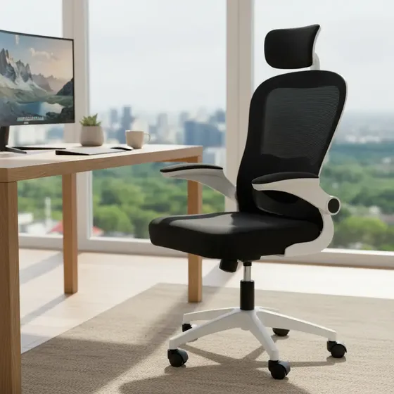 Silla Oficina Ergonomica Soporte Lumbar Material Respirable