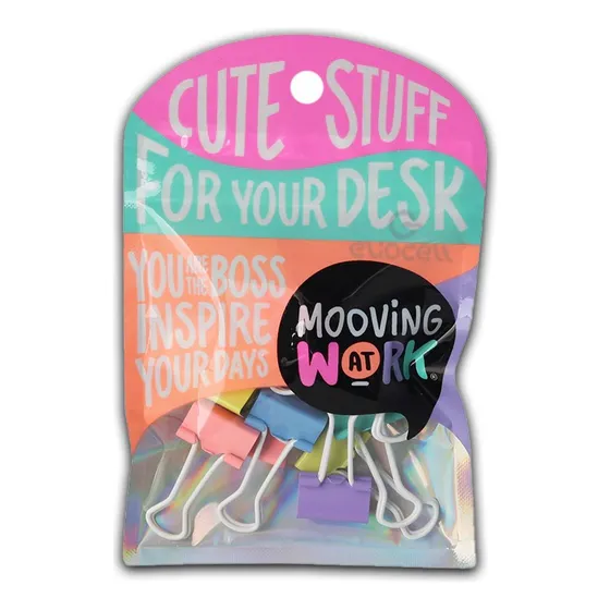 Binder Clips Mooving X 12 Unidades