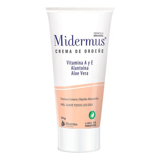 Midermus Crema De Ordeñe Vitamina A & E X 70g