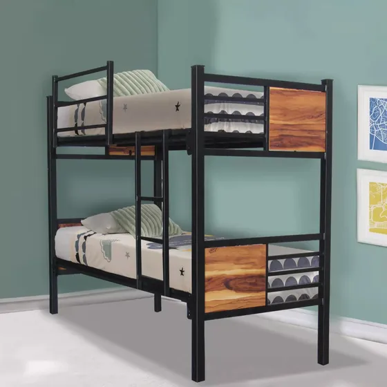 Litera Individual Cama Luccia Base Para Colchon Con Cabecera
