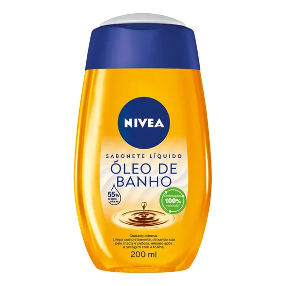 Sabonete Líquido Nivea Óleo De Banho - 200ml