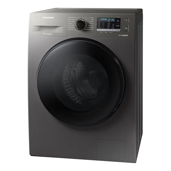 Lavarropas Automático Inverter Samsung Carga Frontal 9.5kg 1400rpm Silver Ww95aa046bxubg