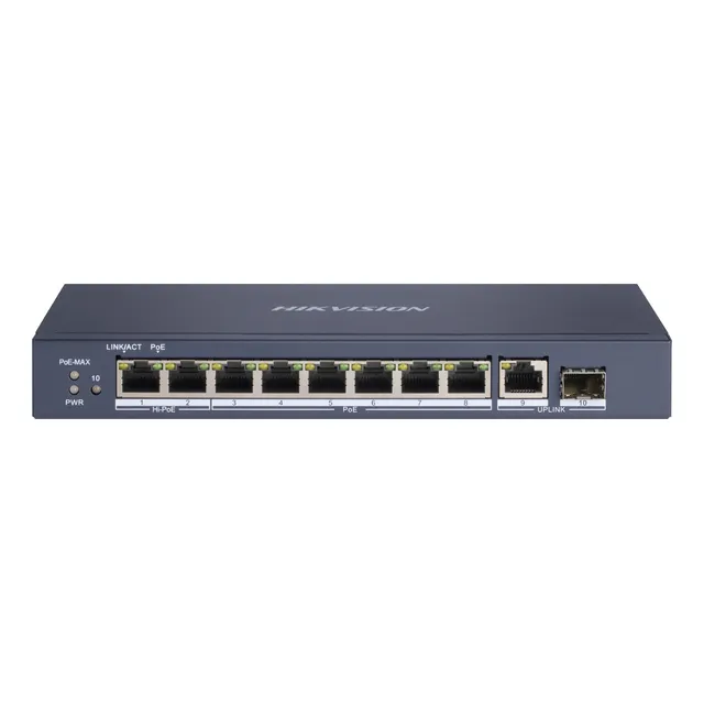 Switch Poe+ 6 Puertos 10/100/1000 Mbps 90w, 1 Sfp Poe 250 M.