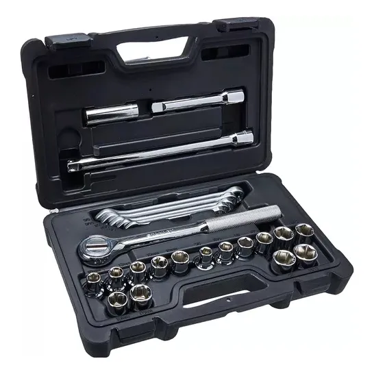 Kit De Dados Con Rachet 25pzs De 1/2  Original Stanley