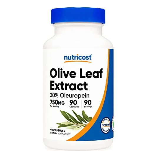 Suplemento Nutricost De Extracto De Hoja De Olivo 750 Mg 90