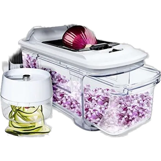 Cortador Mandolina 5 In 1 Corta Ralla Pica Rebana Spiralizer