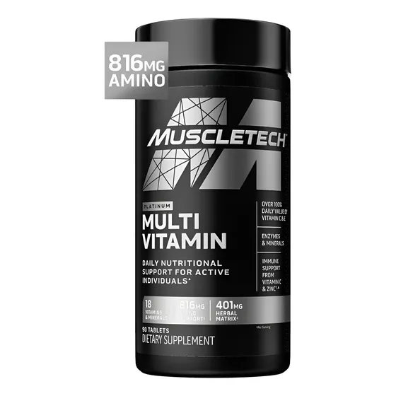 Multivitamínico Muscletech Cáps 1 Pote 90 Unid.