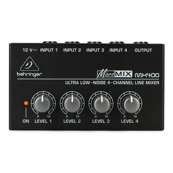 Mixer Behringer Mx400 Micromix 110v Com Fonte