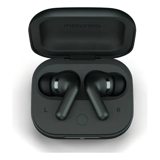 Audífonos Motorola Moto Buds+ Negro Luz Amarillo
