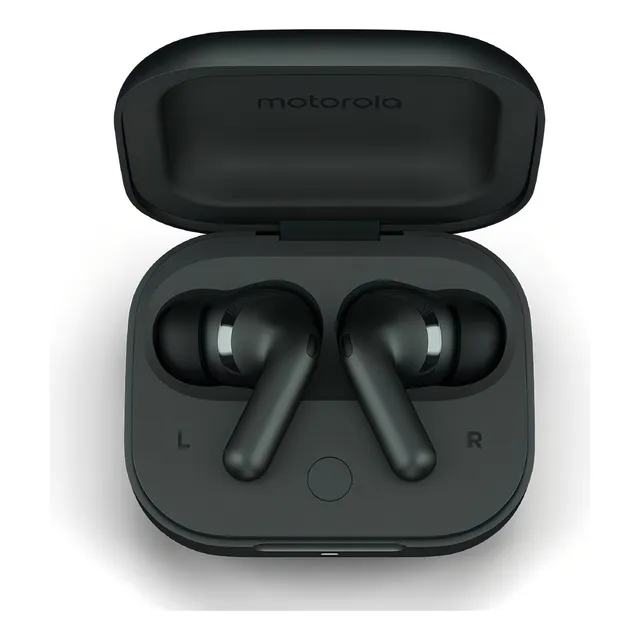Audífonos Motorola Moto Buds+ Negro Luz Amarillo