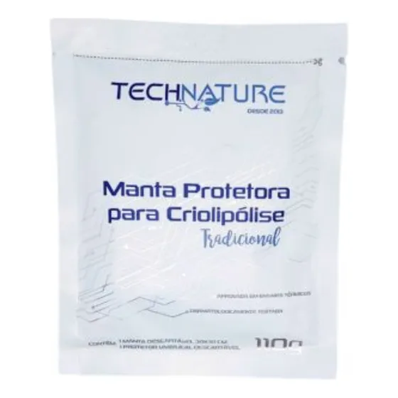 30 Mantas Para Criolipólise Technature - Tam G - Anvisa 