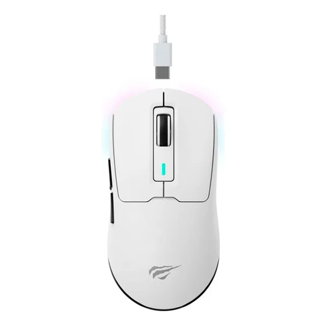 Mouse Gamer Trimode Havit Ms969wb Blanco 16000dpi Rgb