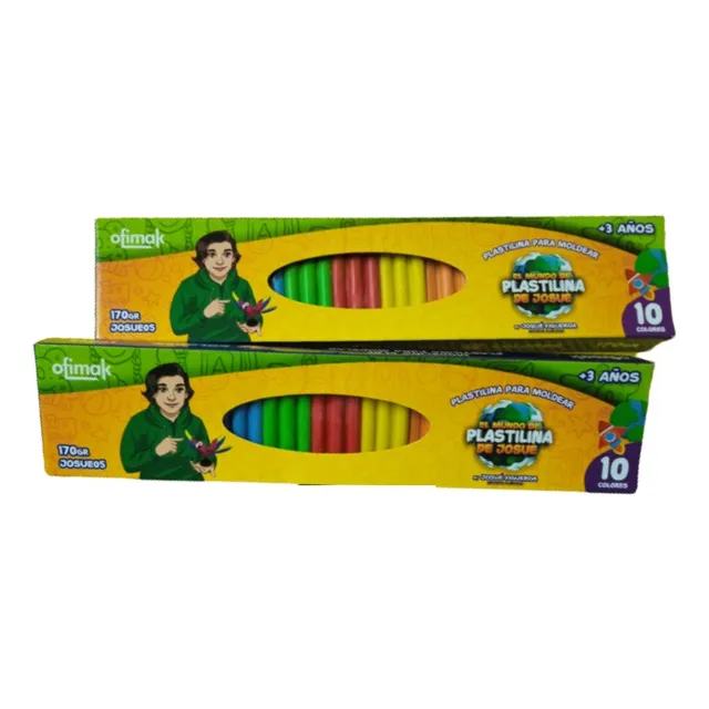 El Mundo De Plastilina De Josue 10 Colores