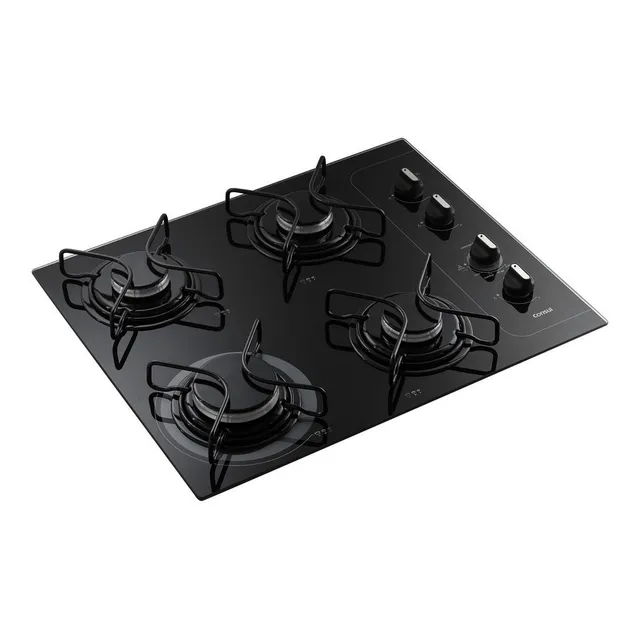 Cooktop 4 Bocas A Gás Consul Cd060ae Preto 127/220V
