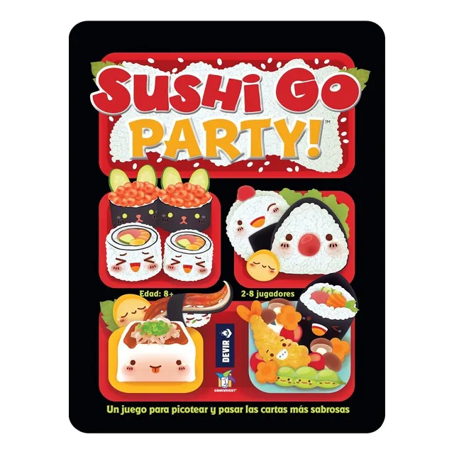 Sushi Go Party Juego De Mesa En Español Adultos Niños