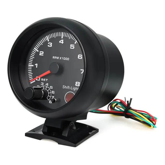 . Tacómetro Universal Inter Light De 0-8000 Rpm. Shift Car