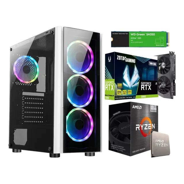 Pc Gamer Ryzen 7 5700g Nvidia Rtx 3060ram 32gb Ddr4 Ssd 1tb