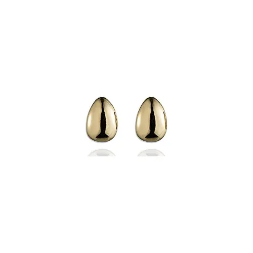 Aretes De Aro Con Clip Superior