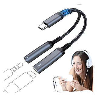 Adaptador Audifonos Convertidor Usb Tipo C A Auxiliar 3.5 Mm Adaptador Audifonos Convertidor Usb Tipo C A Auxiliar 3.5 Mm