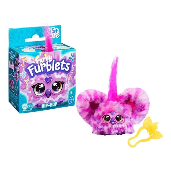 Hasbro Furby Hip-Bop Miniamigo Interactivo Furblets Color Fucsia