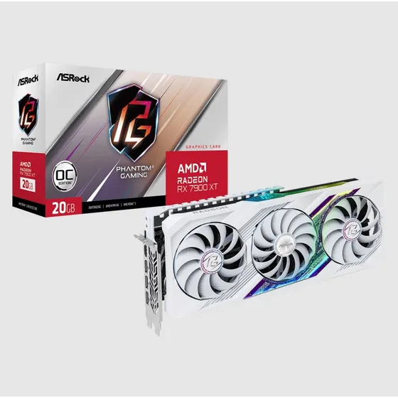 Tarjeta De Video Asrock Radeon Rx7900xt Phantom 20gb 320bit