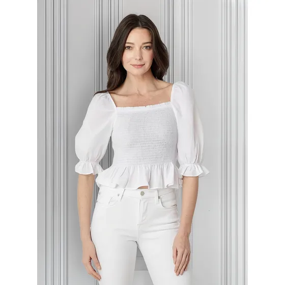 Blusa Tommy Hilfiger Mujer Color Blanco Talla S Nuevo