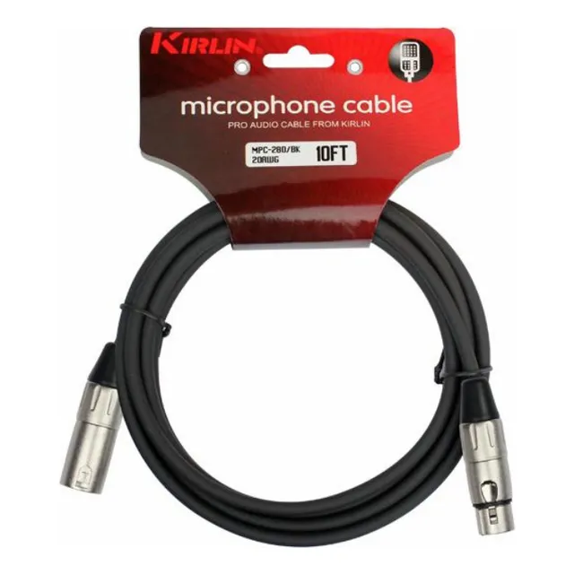 Cable Micrófono Kirlin Xlr Mpc-280 20 Metros