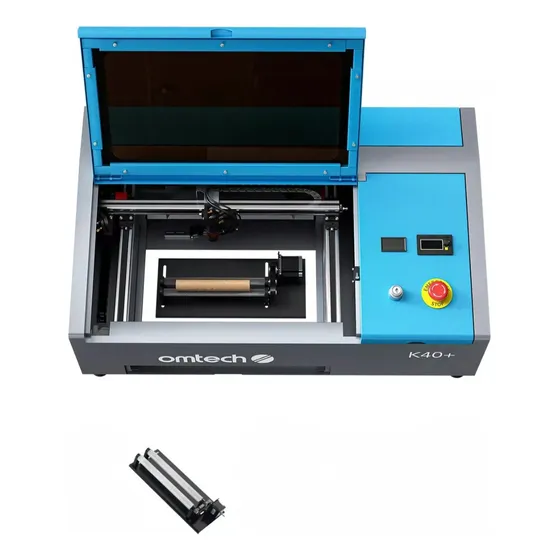 Máquina C02 Omtech K40 Corta Y Graba + Cilindrok40 Importado