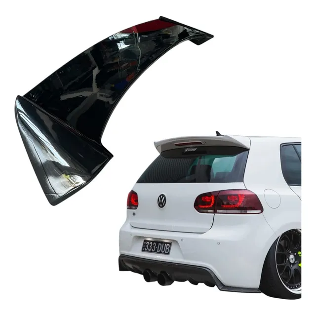 Alerón Golf Mk6 Gti Osir 2009 Al 2013 Negro Brillante
