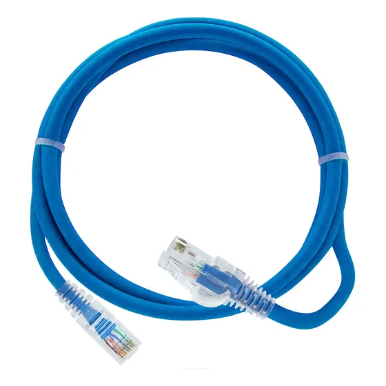 50 Cabos De Rede Patch Cord Rj45 Cat5e 1,5 Metros Az Pr Am V