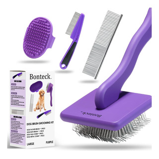 Cepillo Slicker De Perros Bonteck Para Perros Kit De Aseo | Cepillo Slicker De Perros Bonteck Para Perros Kit De Aseo |