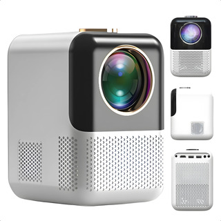 Mini Projetor Portátil 4k Android Bluetooth Wifi Usb Hdmi Mini Projetor Portátil 4k Android Bluetooth Wifi Usb Hdmi