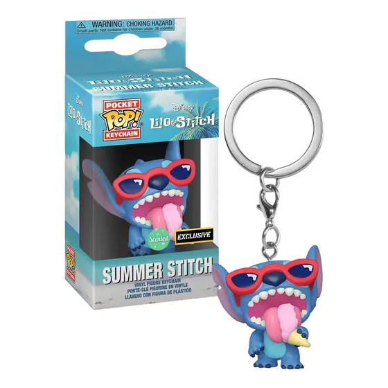 Llavero Pocket Pop! Funko: Lilo & Stitch - Summer Stitch