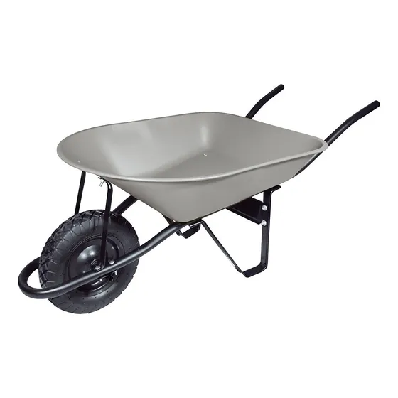 Carretilla Gris 4.5ft Llanta Neumática De Uso Industrial Foy