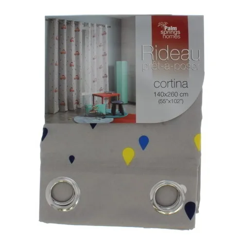 Cortina Para Casa Infantil Con Diseño De Autos