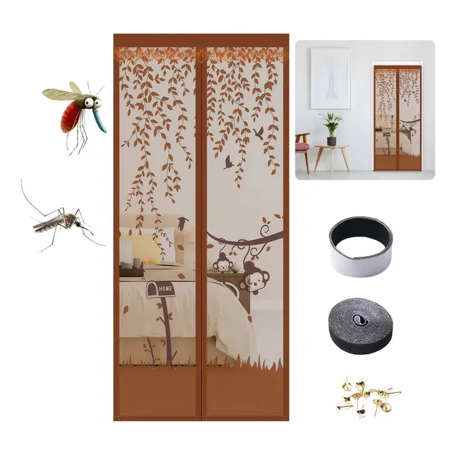 Caviglte Cortina Magnética De Malla Mosquitera Para Puerta-mosquitero