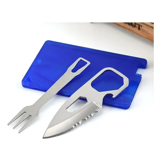 Kit Cuchillo Tenedor Multi Herramienta